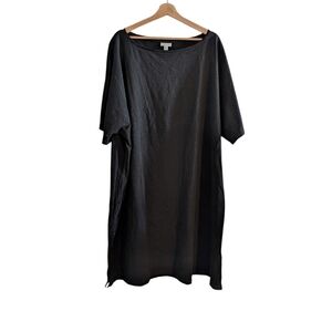 J. Jill Short Sleeve Slub Cotton T-shirt Dress NWT